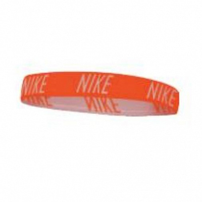 Пов'язка Nike LOGO HEADBAND EMBER GLOW/WHITE N.000.2539.803 OS рожевий