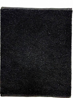 Рушник махровий 50x90 см вугільно-чорний Ideal 