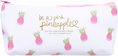 Пенал школьный Модный ананас Nota Bene белый