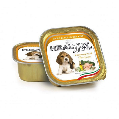 Корм Healthy All days паштет курица и рис 150 г