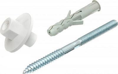 Кріплення для умивальника до стіни з ексцентриками і болтами 8x110 мм