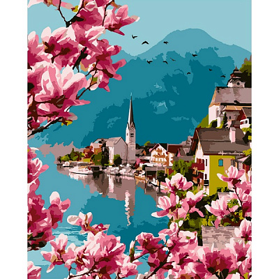 Картина по номерам Сезон магнолий 954009 40x50 см Santi 