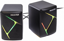 Акустична система Maxxter CSP-U004RGB 2.0 black 