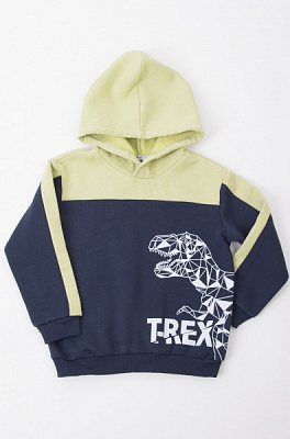 Свитшот для мальчика Mevis 4456 р.110 синий/салатовый 