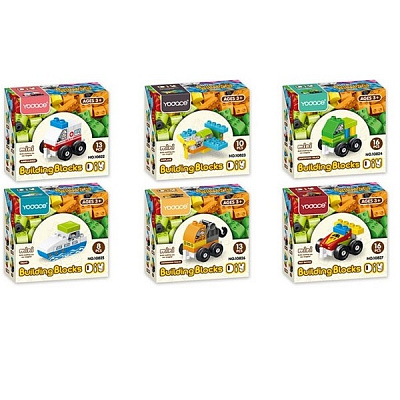 Конструктор DIY TOYS Міський транспорт в асортименті 6896100