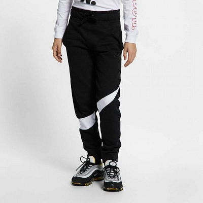 Брюки Nike B NSW HBR PANT FT STMT BV0792-010 р. S черный