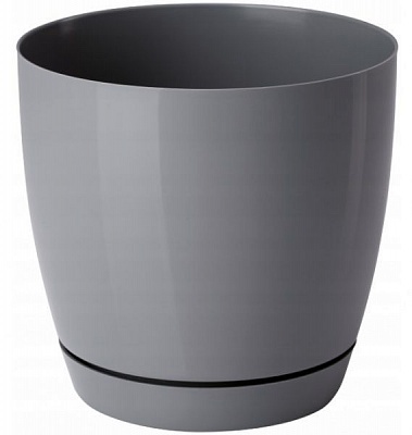 Горщик пластиковий Form Plastic Тоскана Кругла-17 круглий 3л сірий (0743-059)