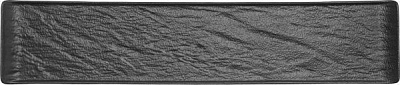Блюдо прямокутне Lavastone Black Surf 46,5x10 см