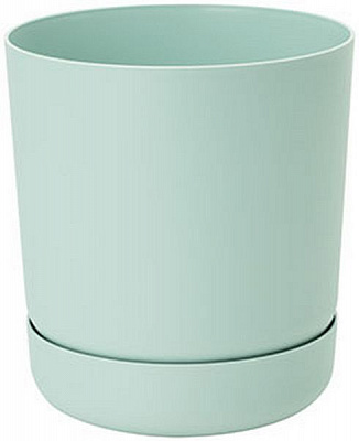 Горщик пластиковий Form Plastic Сатина-15 круглий 2,3 л ментол (4250-067)