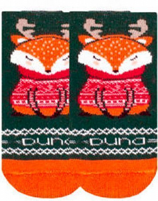 Шкарпетки дитячі Duna 4112 р.20–22 темно-зелений