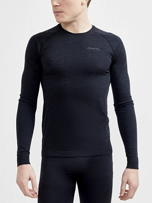 Футболка с длинным рукавом Craft CORE DRY ACTIVE COMFORT LS M 1911157-B999000 р.L черный