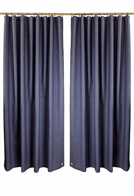 Штора Oliva синяя La Nuit