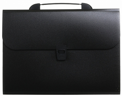 Папка-портфель на замке 26х33х3.5 см черный UP! (Underprice)