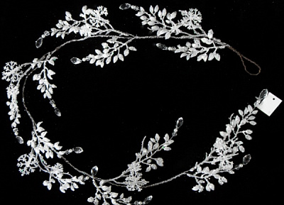 Декорация новогодняя с листьями и каплями SR6104G5 1,2 м 