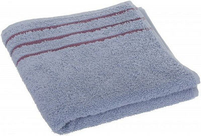 Рушник з бордюром 50x90 см блакитний Saffran