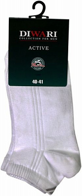 Носки Diwari ACTIVE 018 короткие р. 25 белый 