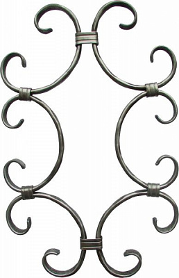 Орнамент кований Віньетка 230x360 мм 12x6 мм(21/2)