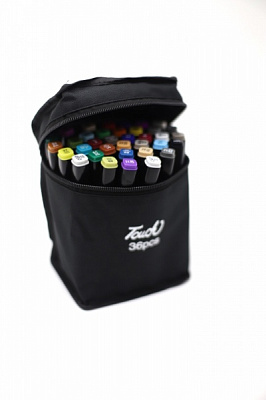 Набір двосторонніх скетч маркерів Brushme 36 шт. різнокольоровий MPTT36