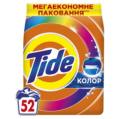 Стиральный порошок для машинной и ручной стирки Tide Аква-Пудра Color 7,1 кг