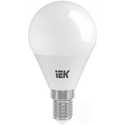 Лампа світлодіодна IEK ECO 7 Вт G45 матова E14 220 В 4000 К