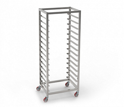 Стелаж гастрономічний СЖК-GN 1/1-14К КИЙ-В Про 340x595x1680 мм нержавіюча сталь