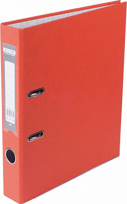 Папка-регистратор LUX односторонняя JOBMAX А4 50мм PP оранжевая сборная BM.3012-11c Buromax