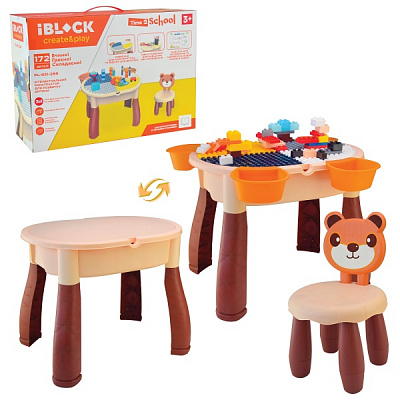 Игровой набор Iblock Стол и стул PL-921-286