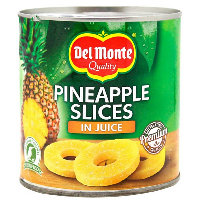 Ананас консервований Del Monte кільця 435 г