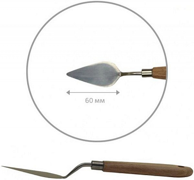 Мастихин 11905 капля 6 см код 1027 Rosa Start 