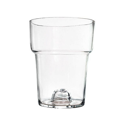 Кашпо скляне для орхідей круглий 2 л прозорий