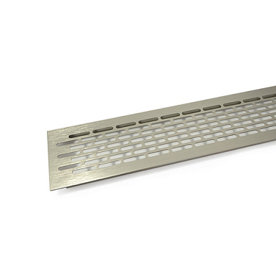 Гратка для вентиляції Rejs 60x480 мм метал інокс