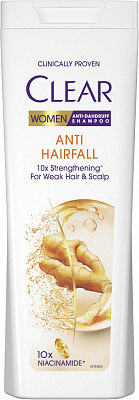 Шампунь CLEAR для женщин защита от выпадения волос 360 мл