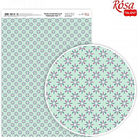 Бумага для дизайна Лавандовые мечты 1, ROSA TALENT, салатовый А4 (21х29,7см), см 250 г/м² 