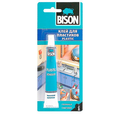 Клей  Bison для твердого пластику