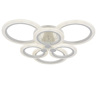 Люстра світлодіодна Victoria Lighting з пультом д/к 84 Вт білий Lingvo/PL6 white