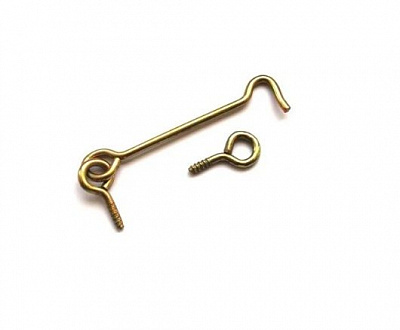 Крючок дверной 4х90 цинк