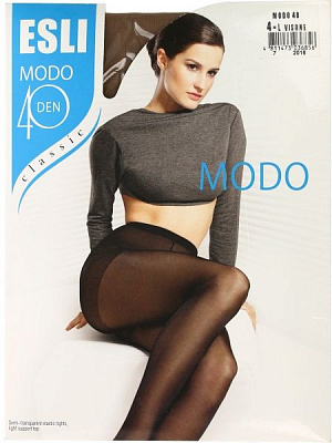 Колготки женские ESLI MODO 40 den visone р. 4 темно-бежевый 