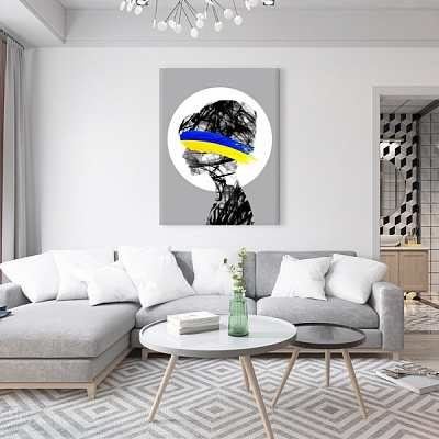 Постер Ukrainian girl 50x65 см Brushme 