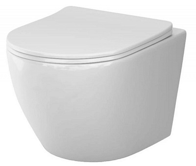 Унитаз подвесной AM.PM Like CLA1900SC AquaSpin с сиденьем