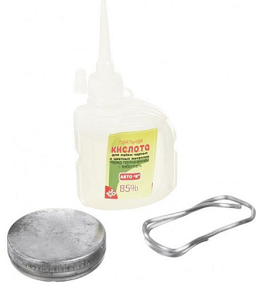 Набор для пайки FIT припой 15 г канифоль 15 г кислота 30 г D200133