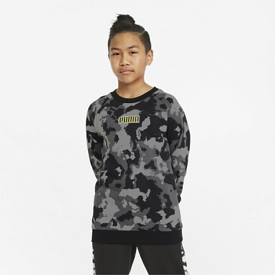 Світшот Puma Alpha AOP Crew 84728401 р. 140 камуфляж