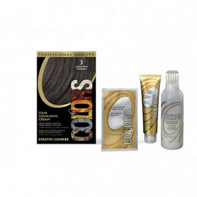 Краска Maxima с кератином цвет 3 (темный каштан) 50 мл