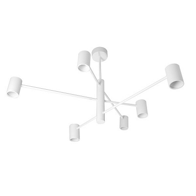 Люстра потолочная Светкомплект 6xGU5.3 белый матовый G TIME F 