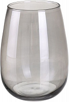 Ваза Brown 20х15 см серый Wrzesniak Glassworks
