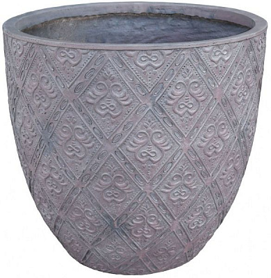 Кашпо Engard Гамильтон GA81-2 круглый 60 л бежево-серый 