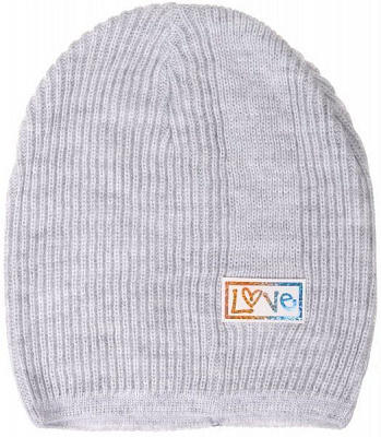 Шапочка детская для девочки Kraft+ 7722 р.52-54 светло-серый 