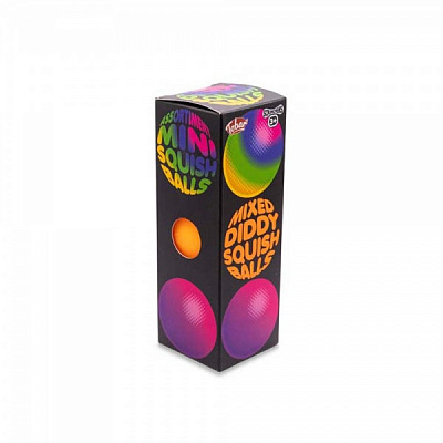 Игрушка-антистресс Tobar Скранчемс микс неоновых мячиков Дидди 38462