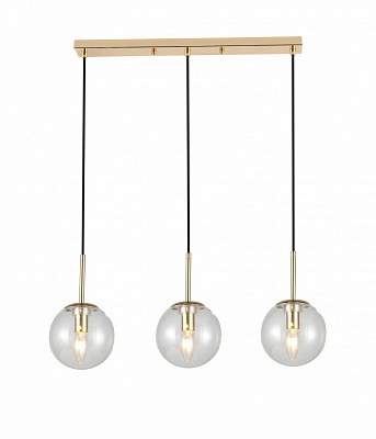 Підвіс Sensio Anje 3x40 Вт E14 золото/прозорий LS-74657/3LG-E1440W