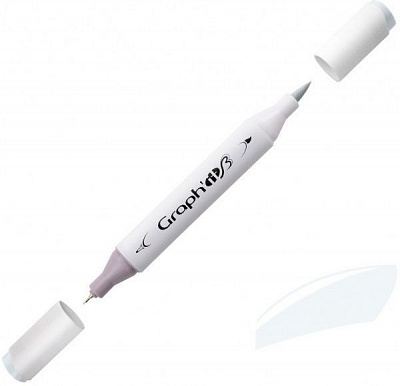 Маркер двусторонний Graph'it GI89100 холодный серый 0 