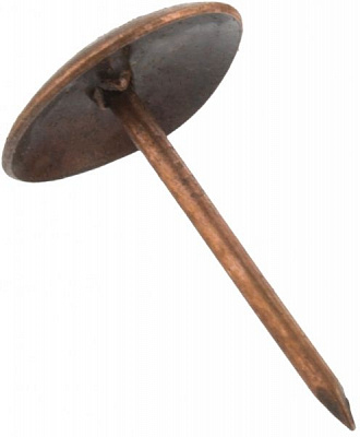 Цвяхи оббивні 100шт мідь